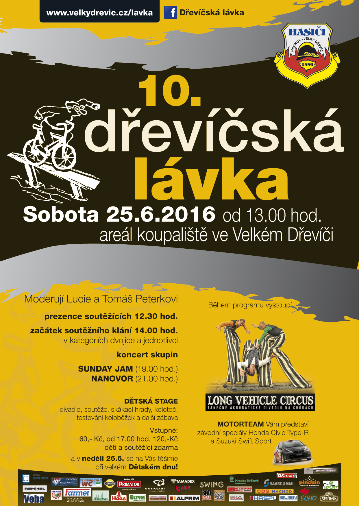 Dřevíčská lávka 2016 plakát